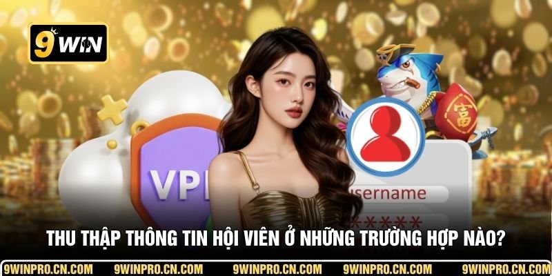 Thu thập thông tin hội viên ở những trường hợp nào?